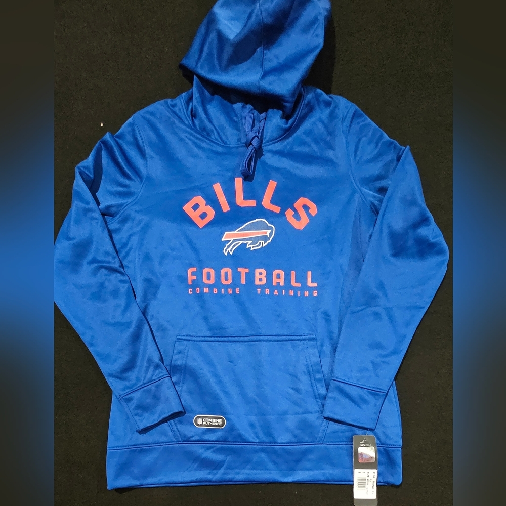 🆕️Buffalo Bills Authentic Combine Women’s Blue Long Sleeve Size Medium NWT